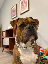 Load image into Gallery viewer, Sky Blue Resin Bead Collar
