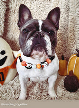 Load image into Gallery viewer, Orange Boo š» Halloween Glow Bead Collar
