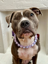 Load image into Gallery viewer, Moonlit Lavender Resin Bead Collar