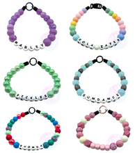 Load image into Gallery viewer, Add-on Only: Personalized Alphabet Letter Medium Silicone Beads (Custom Names)