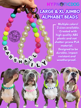 Load image into Gallery viewer, Add-on Only: LARGE & XL JUMBO Personalized Alphabet Letter Beads (Custom Names)