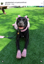 Load image into Gallery viewer, Blush Pink Rain Triplo Acrylic Bead Collar