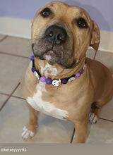 Load image into Gallery viewer, Purple Boo š» Halloween Glow Bead Collar