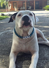 Load image into Gallery viewer, Blue Spark Bead Collar
