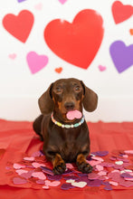 Load image into Gallery viewer, Pastel Rainbow Hearts Bead Collar