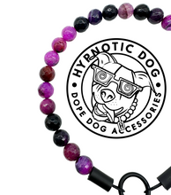 Load image into Gallery viewer, Fuchsia Agate Semi-precious Gem Bead Collar