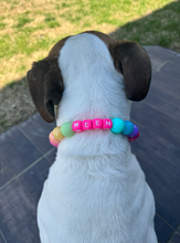 Load image into Gallery viewer, Boho Rainbow Acrylic Bead Collar