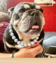 Load image into Gallery viewer, Sky Blue Resin Bead Collar