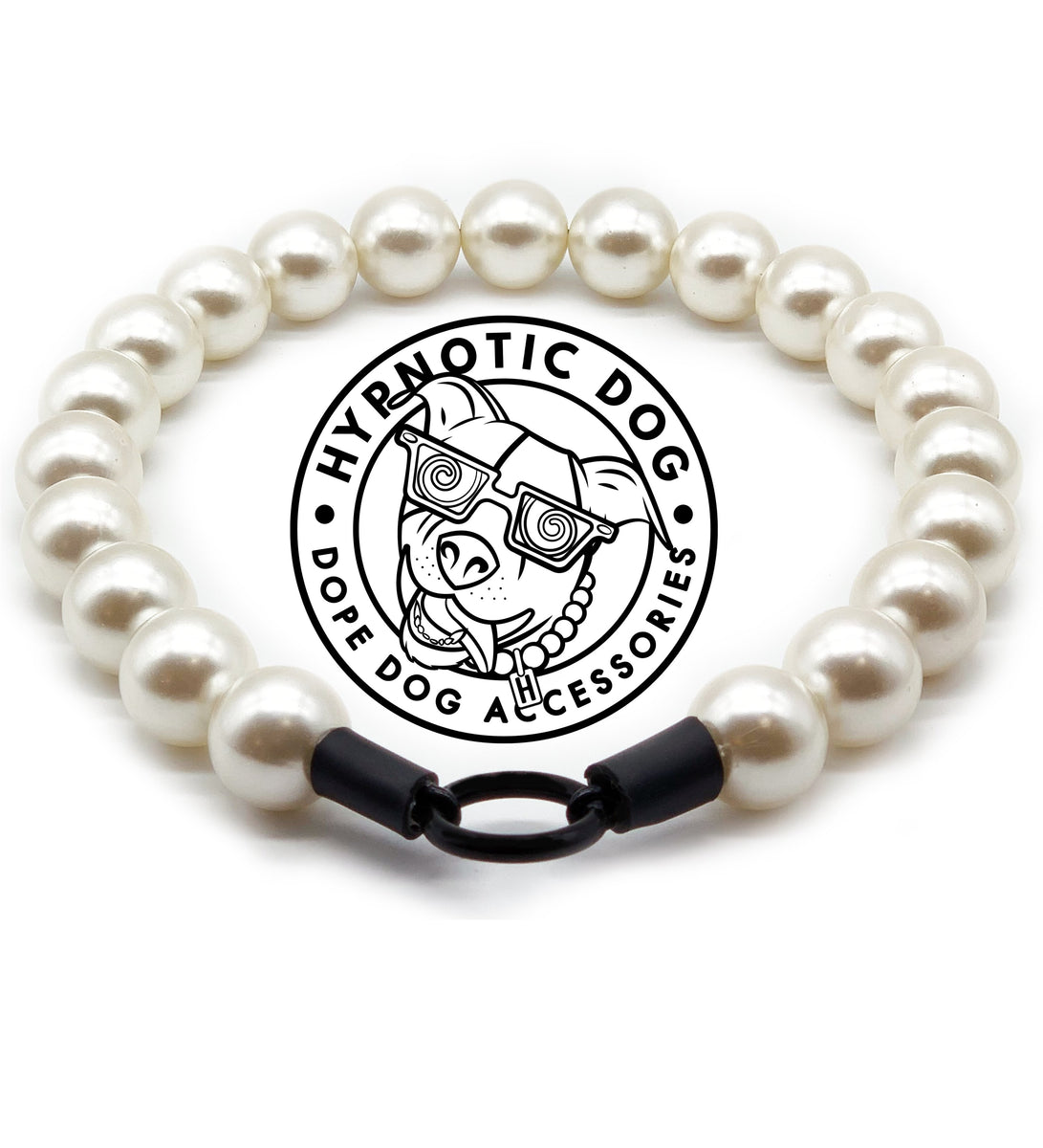 Chunky White Pearls Acrylic Bead Collar