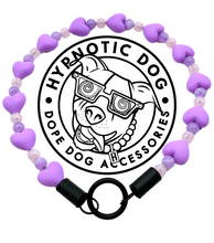 Load image into Gallery viewer, Lavender Duchess Hearts š Bead Collar