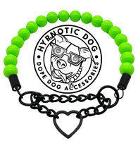 Load image into Gallery viewer, Electric Lime Green Acrylic Bead Collar