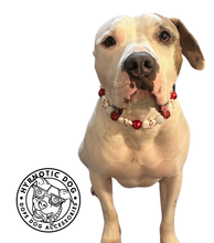 Load image into Gallery viewer, Red Frosty ⛄️ Bead Collar