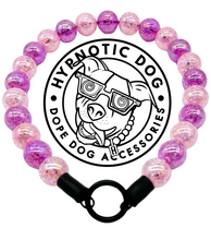 Load image into Gallery viewer, š§ 19" Slip On (Black O-Ring) Frozen Berry Crackle Bead Collar - PRE-MADE/FINAL SALE