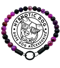 Load image into Gallery viewer, Fuchsia Agate Semi-precious Gem Bead Collar