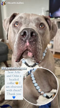 Load image into Gallery viewer, Sky Blue Resin Bead Collar