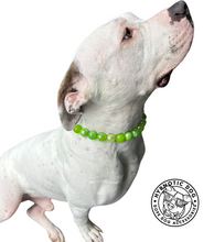 Load image into Gallery viewer, Lime Twist Bead Collar