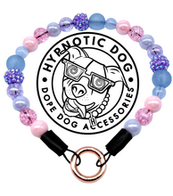 Load image into Gallery viewer, š§ 13" Slip On (Rose Gold O-Ring) Unicorn Crackle MINI Glam Collar - PRE-MADE/FINAL SALE