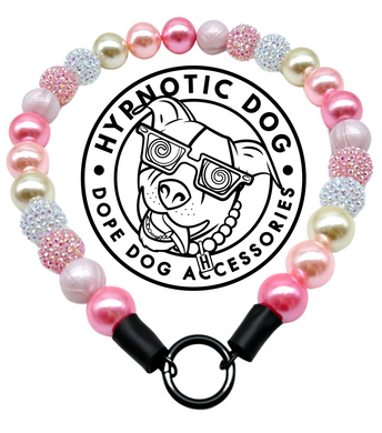 Pink Champagne Bead Collar