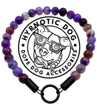 Load image into Gallery viewer, Purple Agate Semi-precious Gem Bead Collar
