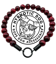 Load image into Gallery viewer, Ruby Smoke Acrylic Bead Collar