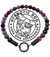 Load image into Gallery viewer, Violet Sage Agate Semi-precious Gem Bead Collar