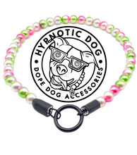 Load image into Gallery viewer, Watermelon XS Mermaid Pearl Bead Collar