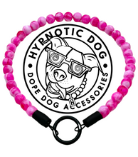 Load image into Gallery viewer, XS Hot Pink Clouds Bead Collar