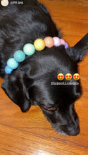 Load image into Gallery viewer, Pastel Rainbow Acrylic Bead Collar