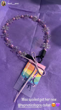Load image into Gallery viewer, Pink & Purple Crystal Flowers 🌸 Acrylic Bead Collar