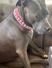Load image into Gallery viewer, Blush Pink Rain Triplo Acrylic Bead Collar
