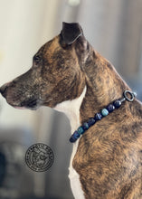Load image into Gallery viewer, Galaxy Blue Agate Semi-precious Gem Bead Collar