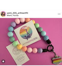 Load image into Gallery viewer, Pastel Rainbow Acrylic Bead Collar