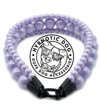 Load image into Gallery viewer, Lavender Rain Triplo Acrylic Bead Collar