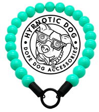 Load image into Gallery viewer, Neon Turquoise Acrylic Bead Collar