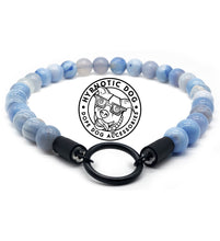 Load image into Gallery viewer, Periwinkle Agate Semi-precious Gem Bead Collar