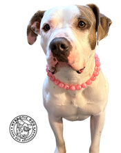 Load image into Gallery viewer, Pink Clouds Acrylic Bead Collar
