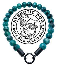 Load image into Gallery viewer, Teal Swirl Acrylic Bead Collar