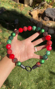 Mistletoe Glam Bead Collar