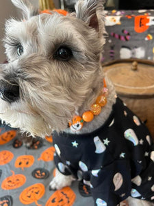 Jack O' Lantern Bead Collar