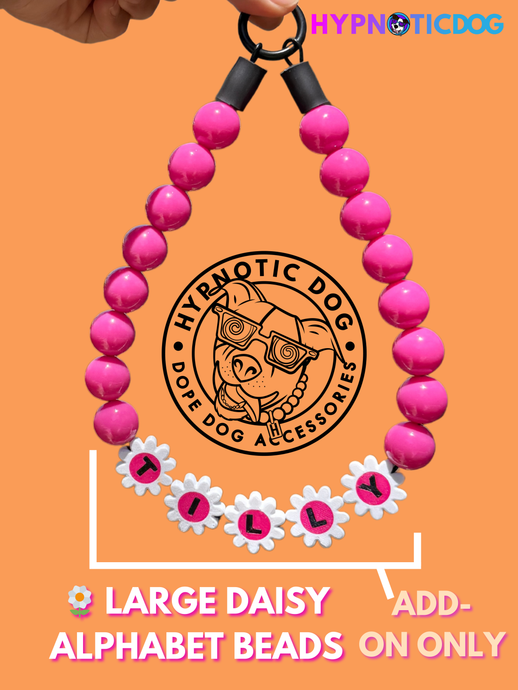 Add-on Only: Daisy Personalized Alphabet Letter Beads (Custom Names)