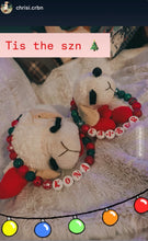 Load image into Gallery viewer, Add-on Only: Christmas Festive Red Personalized Alphabet Letter Beads (Custom Names)