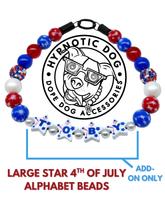 Load image into Gallery viewer, Add-on: Star ⭐️ 4th of July Personalized Alphabet Letter Beads (Custom Names)