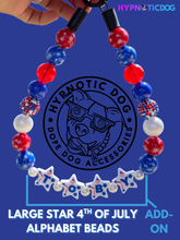 Load image into Gallery viewer, Add-on: Star ⭐️ 4th of July Personalized Alphabet Letter Beads (Custom Names)