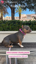 Load image into Gallery viewer, Chunky Pink Horizon Pearls Acrylic Bead Collar