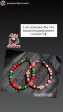 Load image into Gallery viewer, Mistletoe Glam Bead Collar