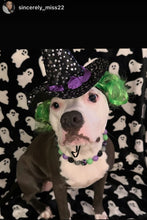 Load image into Gallery viewer, Midnight Cauldron Halloween Glow Bead Collar