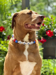 PERSONALIZED 4th of July Glam Bead Collar