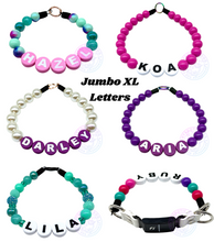 Load image into Gallery viewer, Add-on Only: LARGE &amp; XL JUMBO Personalized Alphabet Letter Beads (Custom Names)
