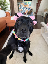 Load image into Gallery viewer, PERSONALIZED Candy Sweetheart Bead Collar