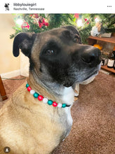 Load image into Gallery viewer, Holly Jolly Christmas Bead Collar